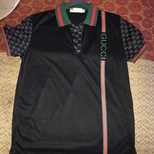 NWT GG Logo Polo Style Shirt Size L/XL